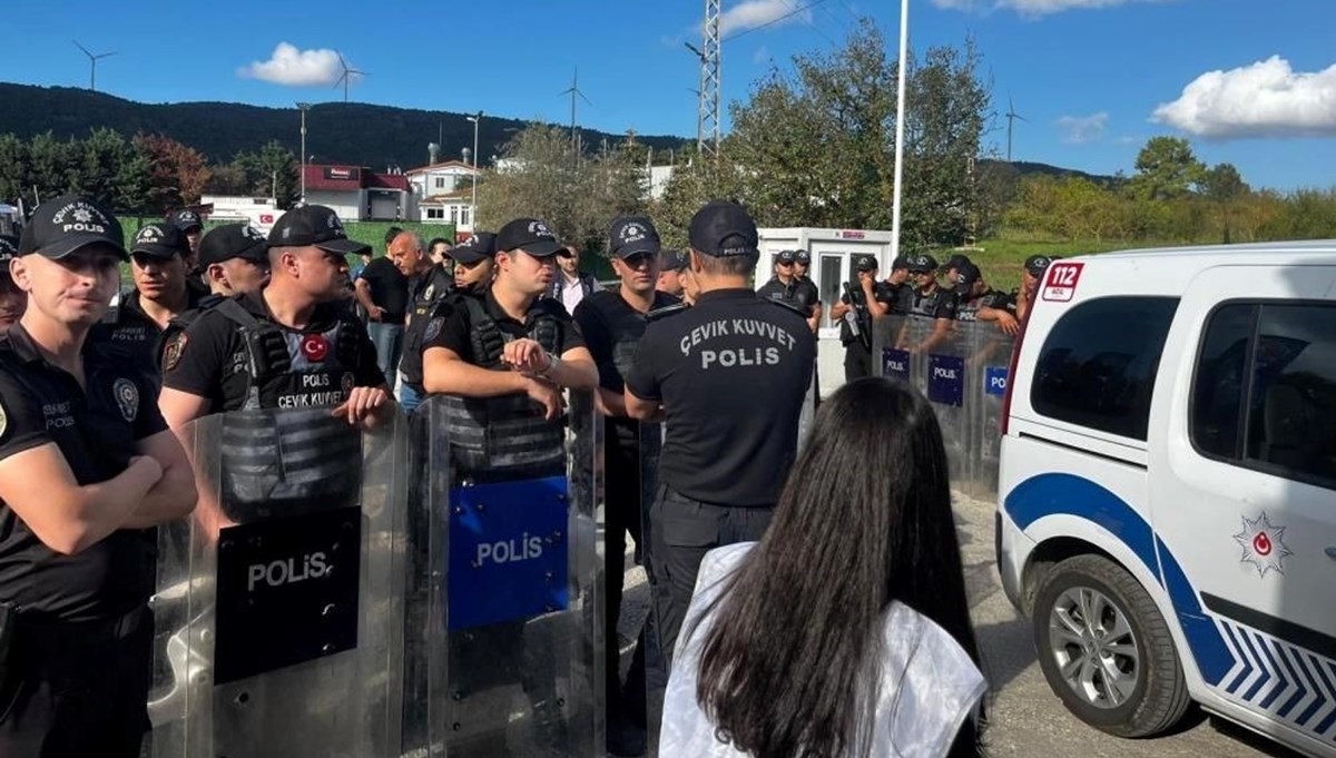 Çatalca'daki işçi eylemine polis müdahalesi: 80 gözaltı