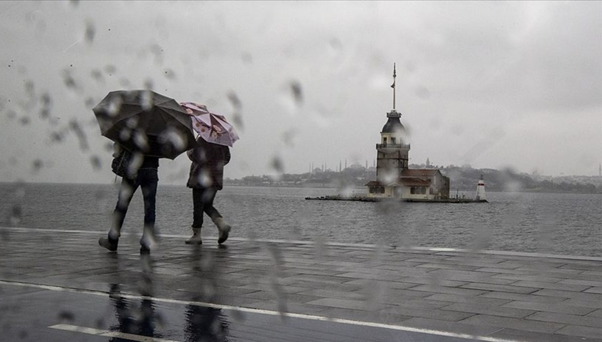 İstanbul'da sağanak yağış