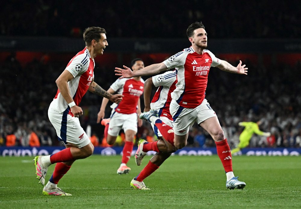 Şampiyonlar Ligi'nde sürprizlerin gecesi: Declan Rice yıldızlaştı; Arsenal, Real Madrid'i dağıttı 74