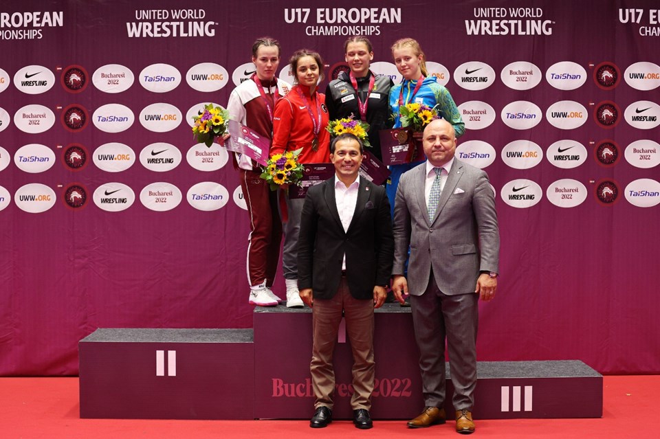 Milli güreşçi Tuba Demir, U17 Avrupa şampiyonu oldu - 1