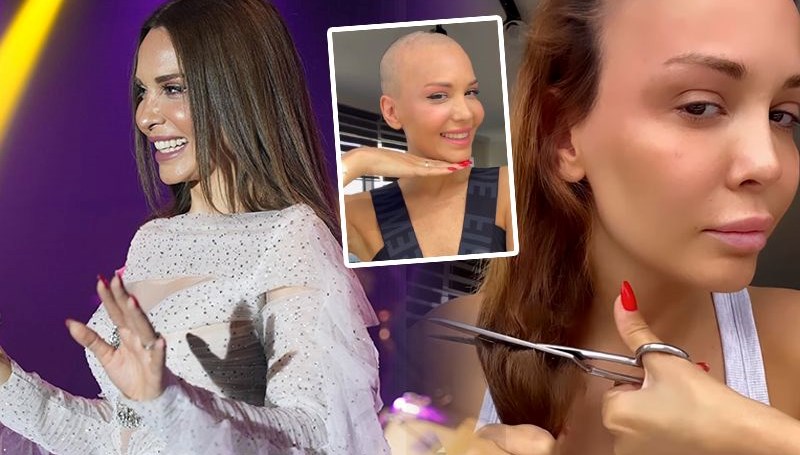 Hastalığının metastaz yaptığını duyurmuştu: Şarkıcı Şimal saçlarını kazıttı