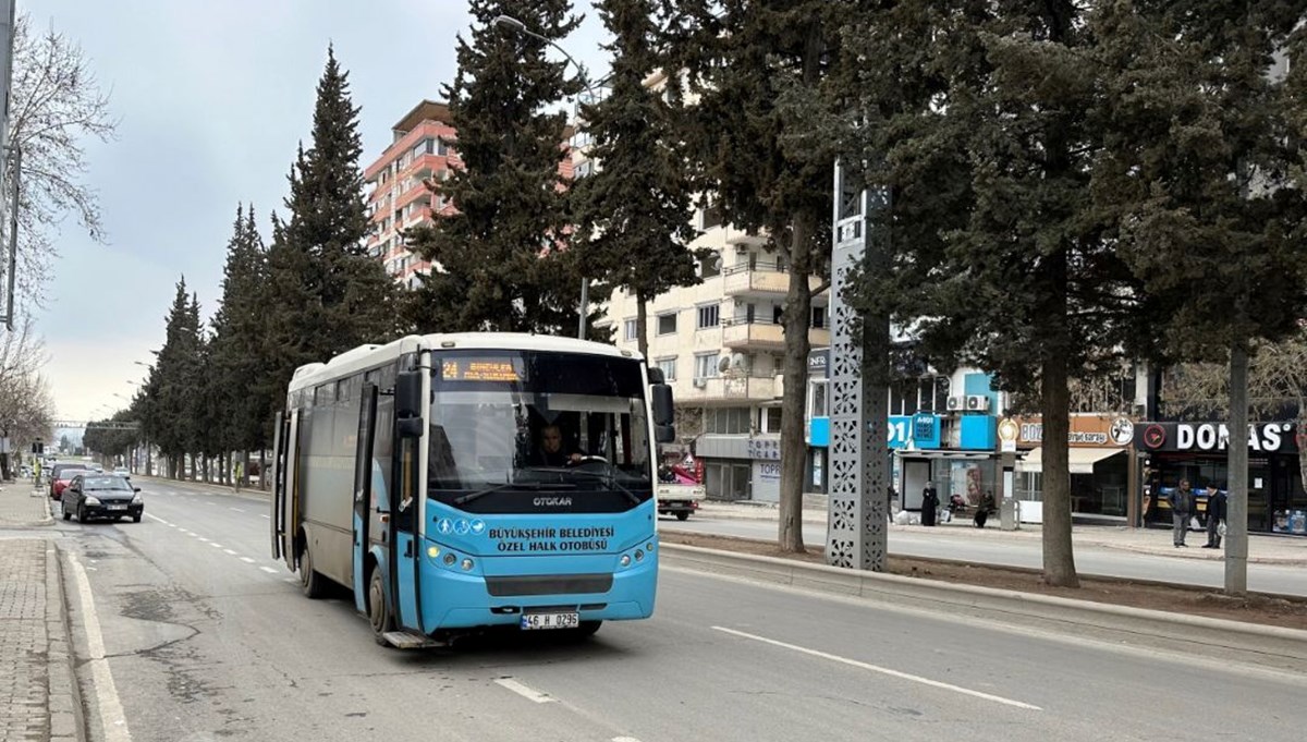Kahramanmaraş'ta 6 Şubat depremleri sonrası başlatılan ücretsiz toplu taşıma dönemi sona erdi