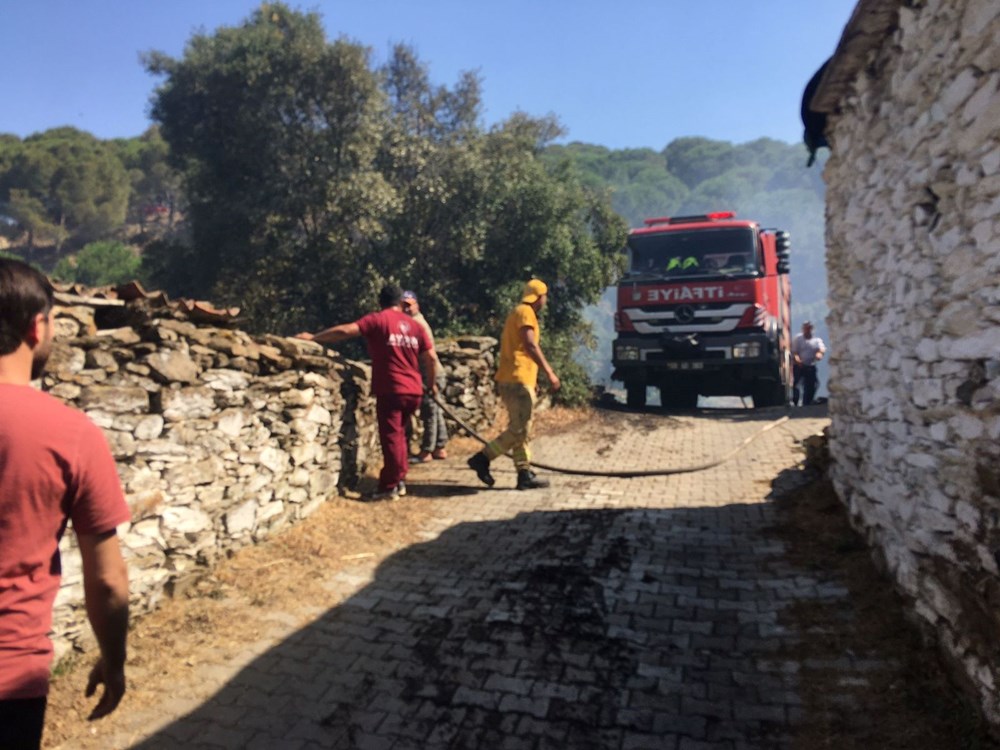 Manisa'da orman yangını: Ekiplerin müdahalesi devam ediyor - 13