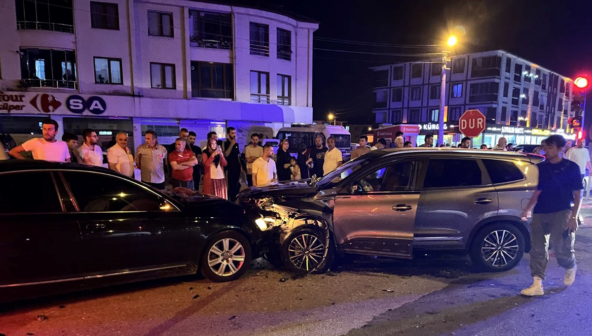 Düzce'de zincirleme trafik kazası: 7 yaralı