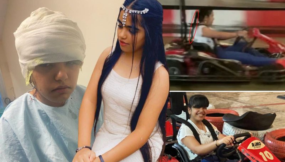 Go-kart aracına saçını kaptıran Lara, ölümden döndü Go-kart aracına saçını kaptıran Lara, ölümden döndü