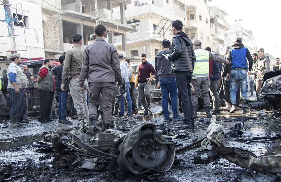 Suriye'nin El Bab ilçesindeki saldırıda 18 sivil hayatını kaybetti - 1