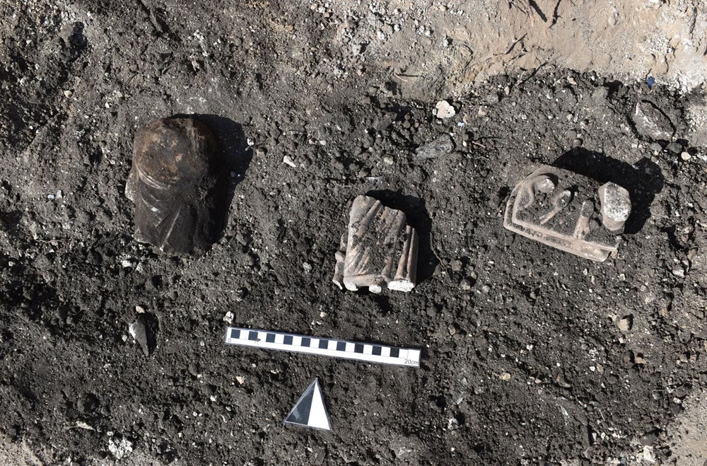 Kibyra Antik Kenti'nde Asklepios heykelciği ve Serapis büstü bulundu - 1