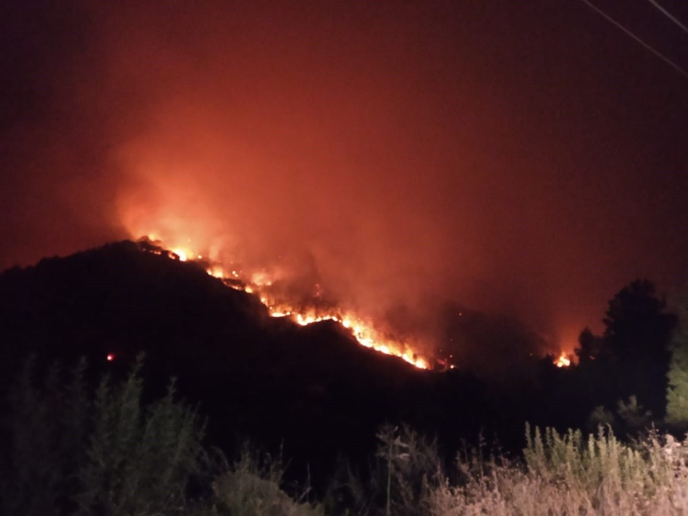 Hatay'daki yangın yeniden alevlendi - 8