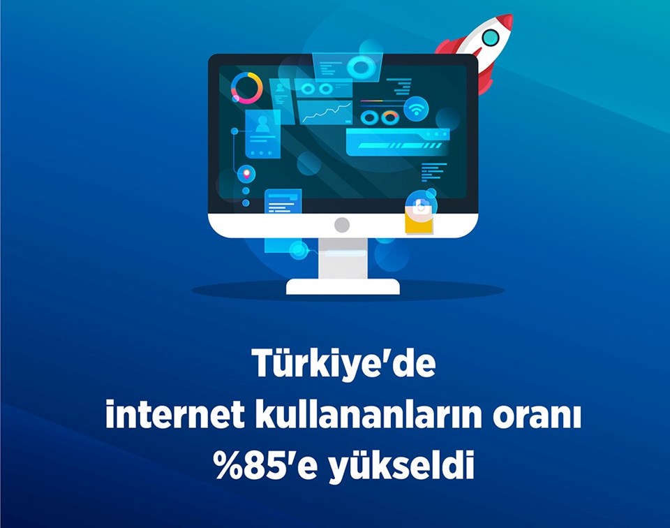 Türkiye'de internet kullananların oranı yüzde 85'e yükseldi - 3