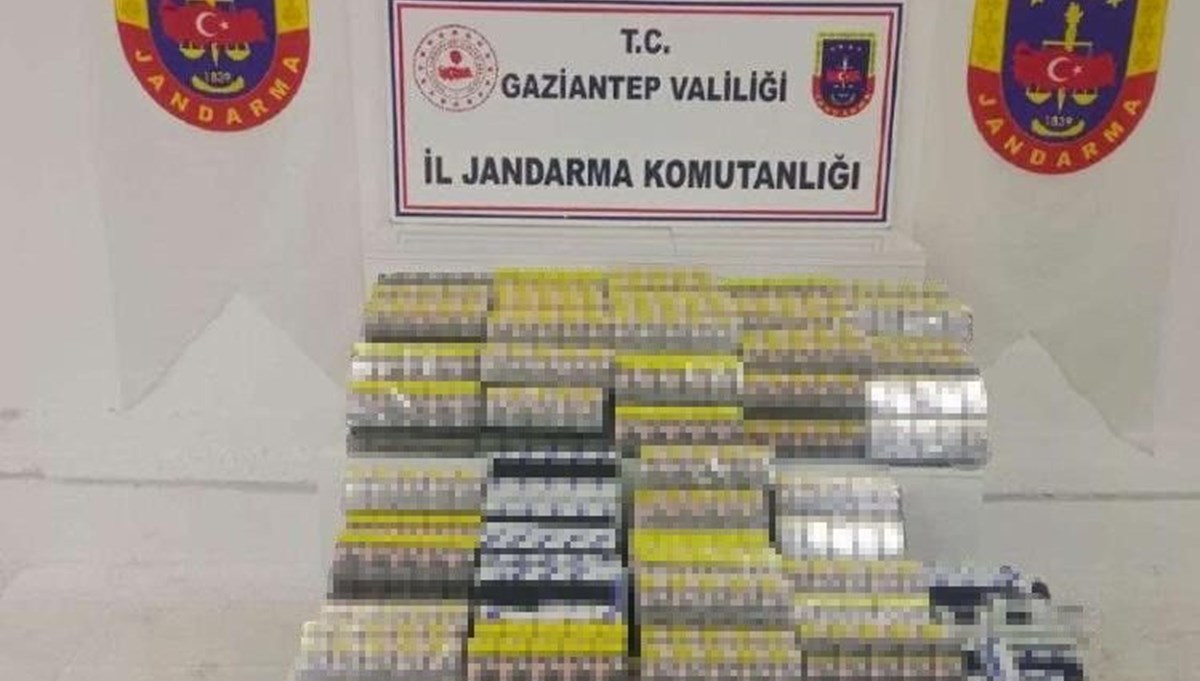 Gaziantep'te 180 bin lira değerinde kaçak sigara ele geçirildi Gaziantep'te 180 bin lira değerinde kaçak sigara ele geçirildi