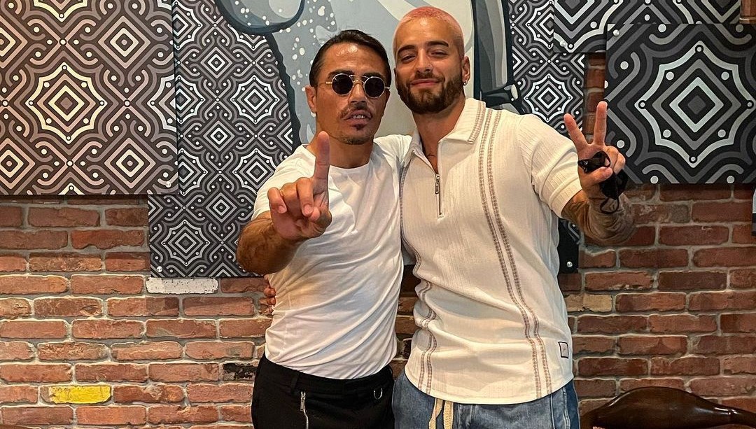 Yıldız müzikçi Maluma ile Nusret buluştu Yıldız müzikçi Maluma ile Nusret buluştu