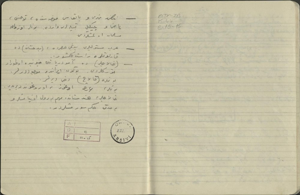 Atatürk'ün özel koleksiyondaki el yazısı notları ortaya çıktı - 20
