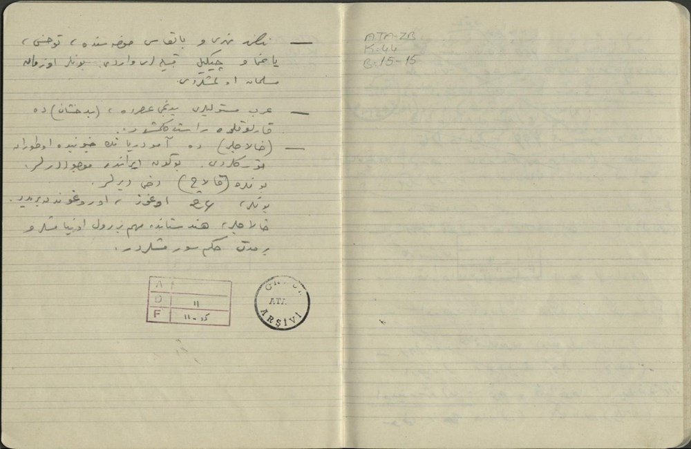 Atatürk'ün özel koleksiyondaki el yazısı notları ortaya çıktı - 20