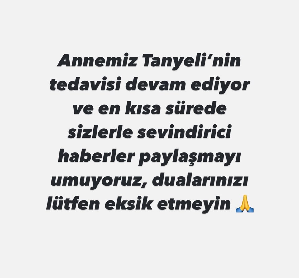 Entübe edilen Tanyeli'nin oğlundan yeni paylaşım - 1