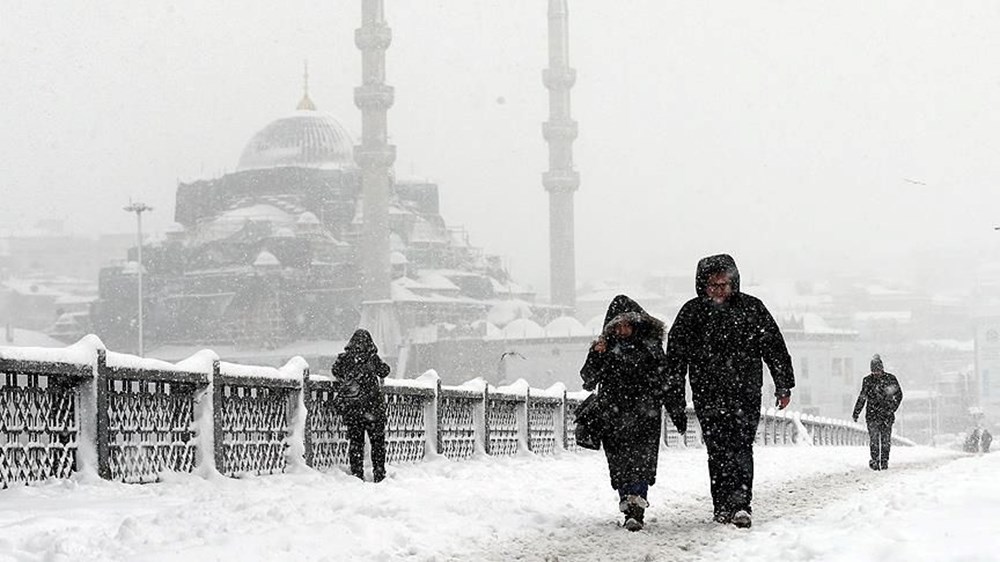 İstanbul'da kar yağışı başladı (Meteorolojiden sarı kodlu uyarı) - 7