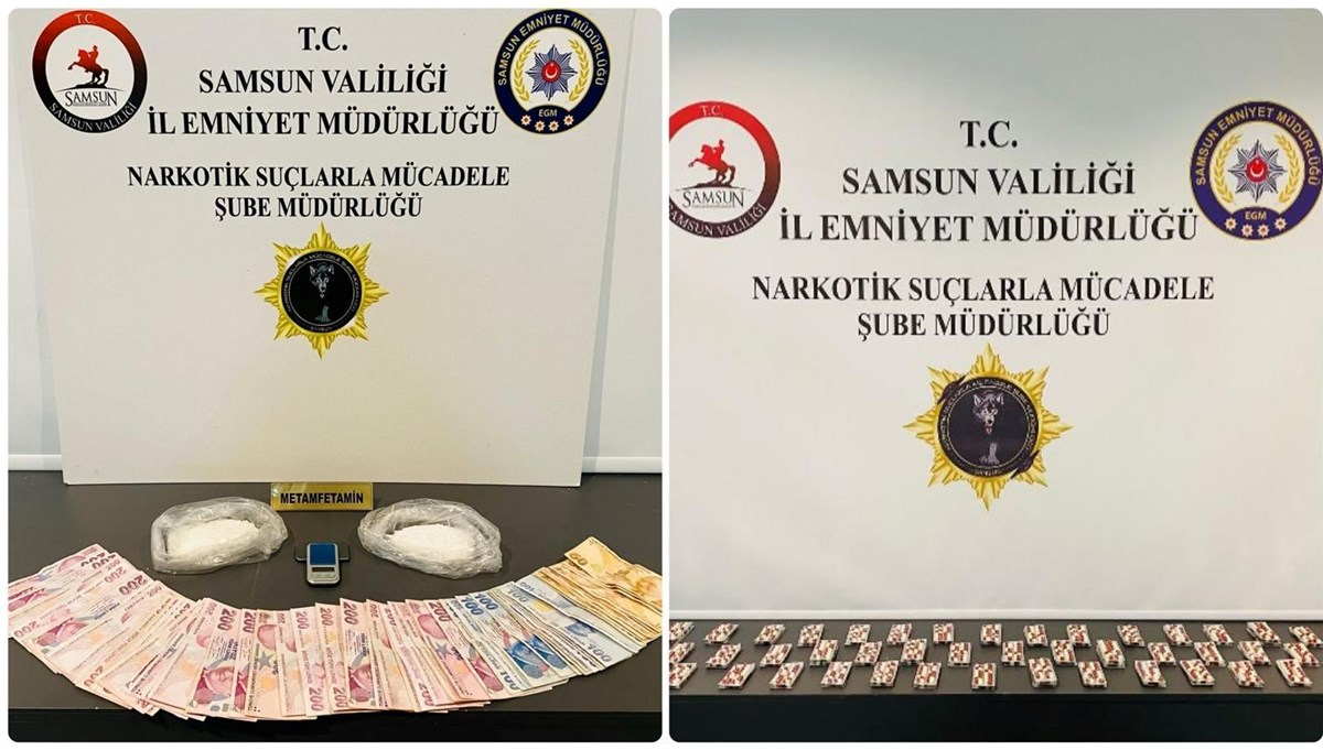 Samsun’da uyuşturucu operasyonu: 4 gözaltı