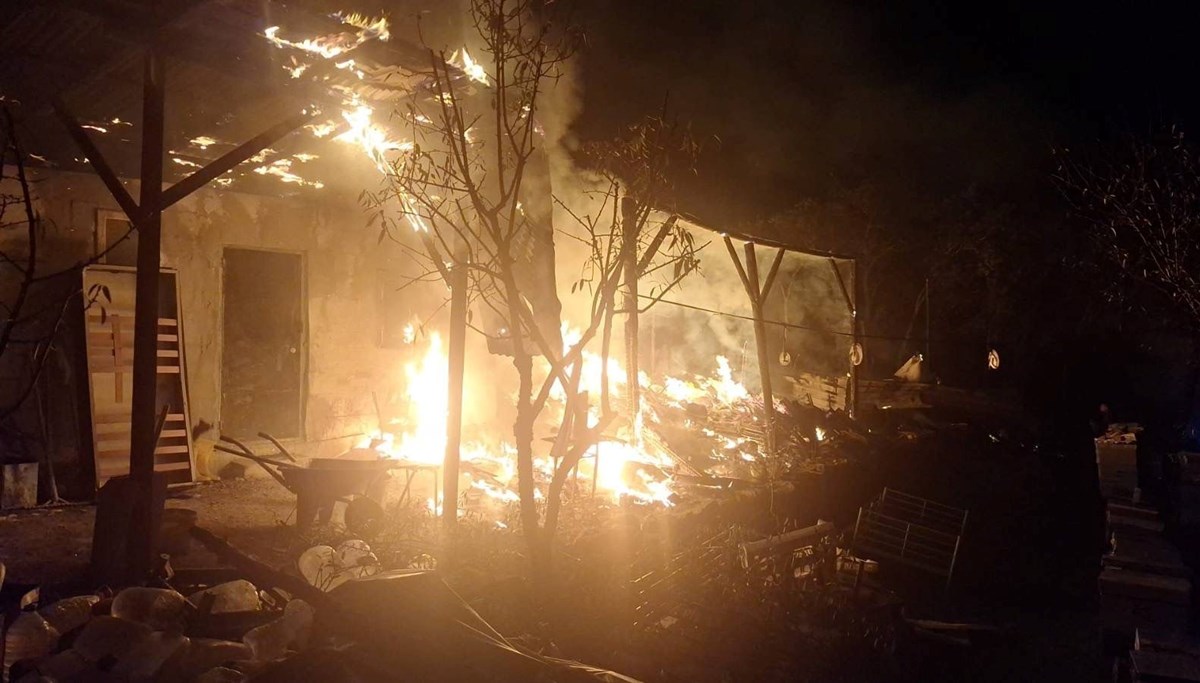 Bilecik Örenköy Köyü'nde yangın