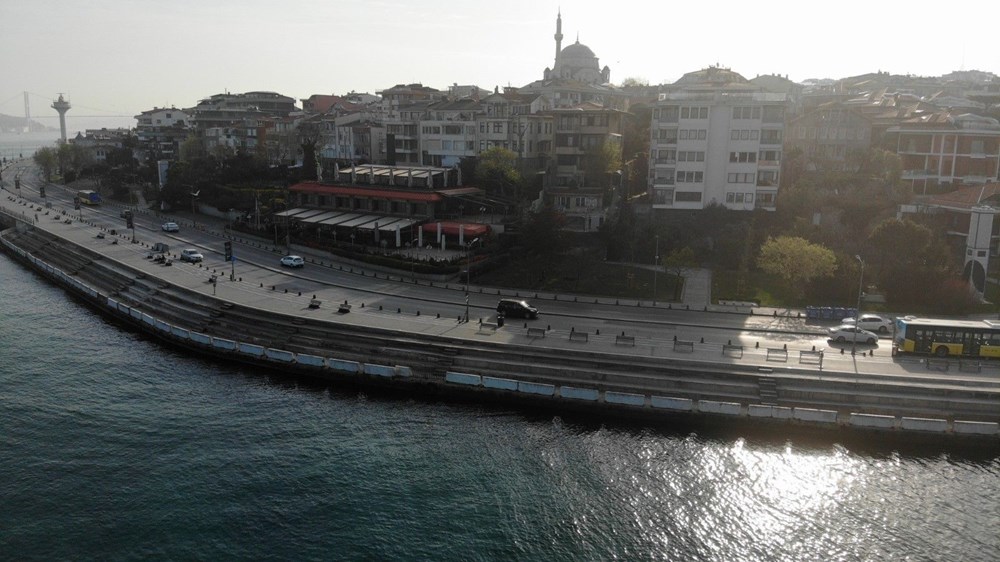 Tam kapanma sonrası Kadıköy ve Üsküdar'da meydanlar sessizliğe büründü - 5