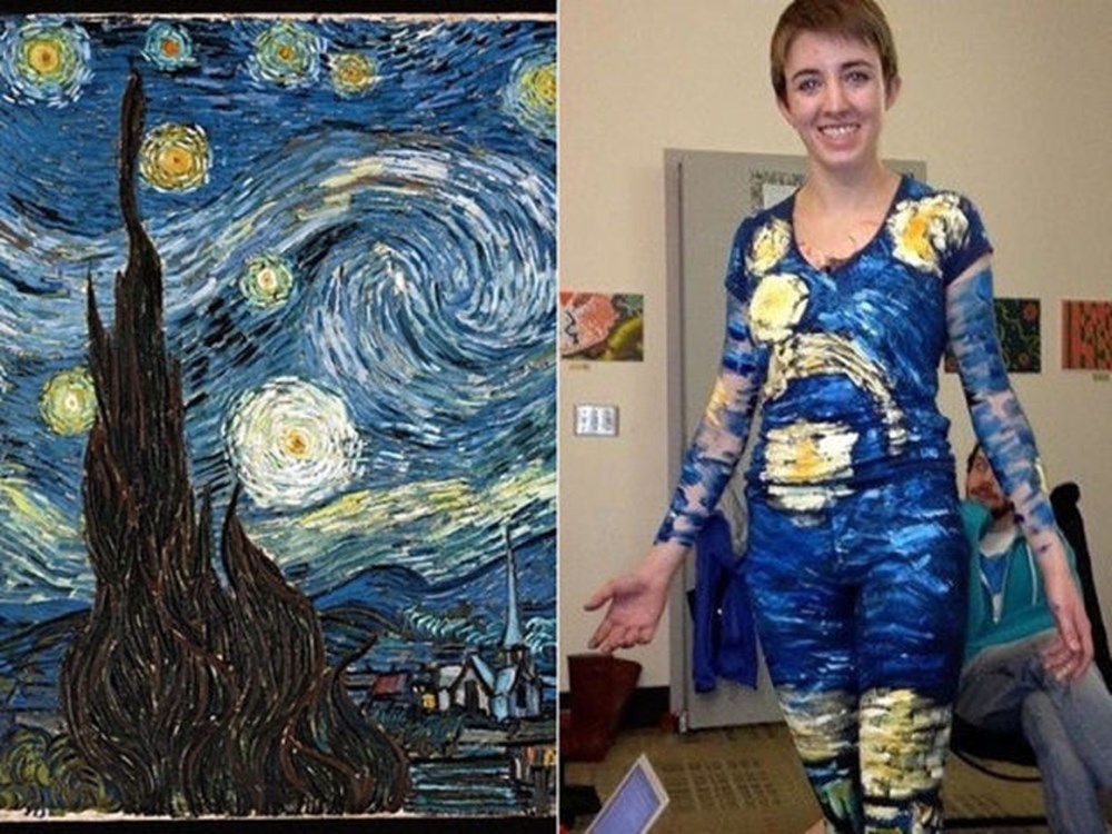 Платье Звездная Ночь Ван Гога фото 3