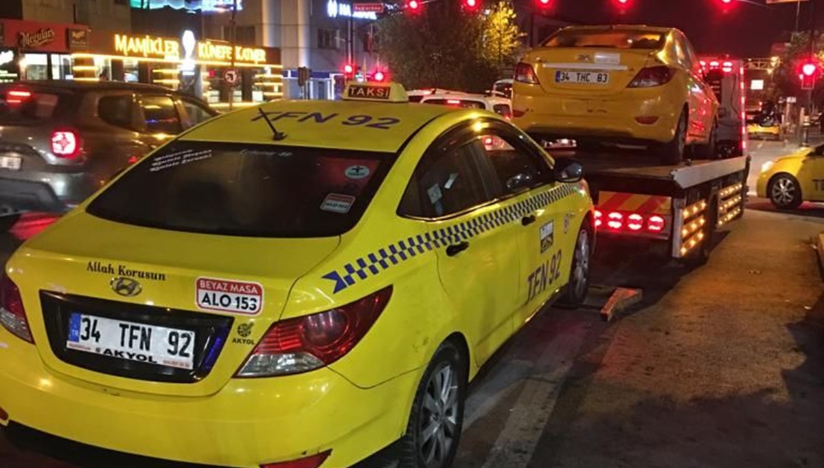 İstanbul'da yolcu seçen taksi sürücülerine ceza yağdı