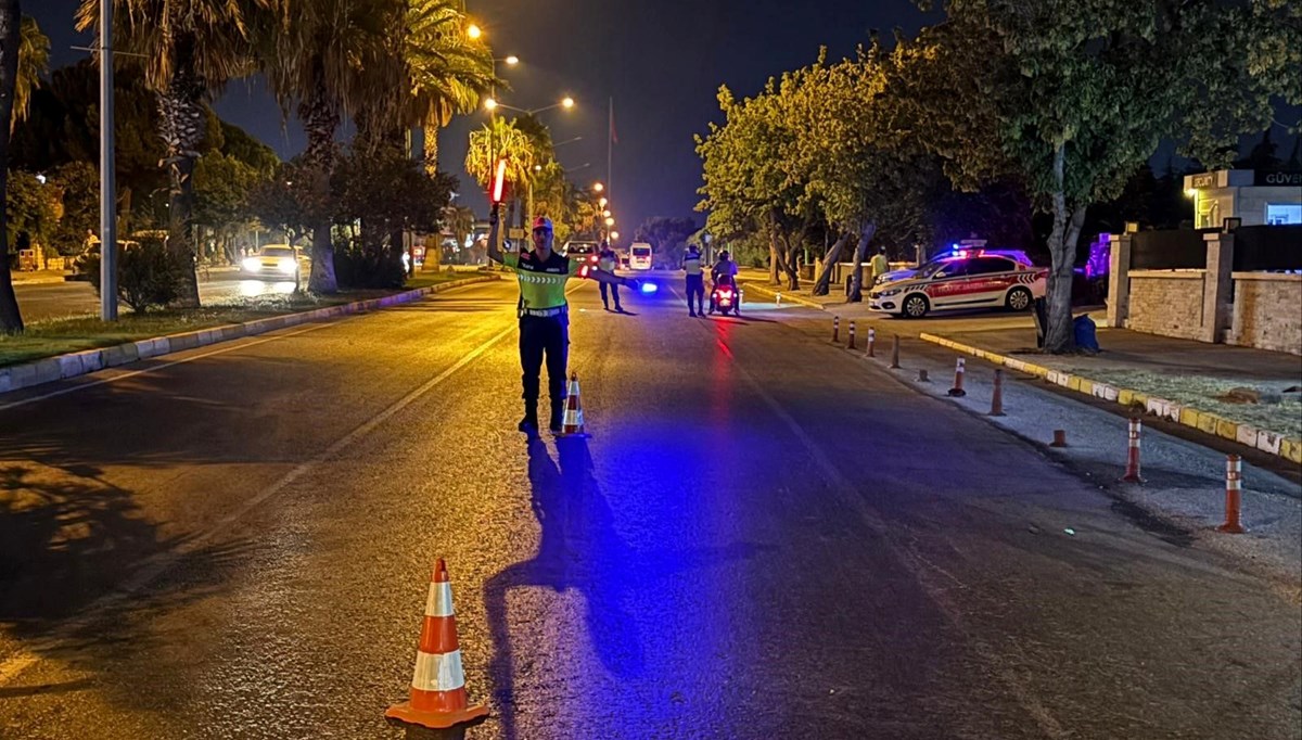 Antalya'da motosiklet denetimi