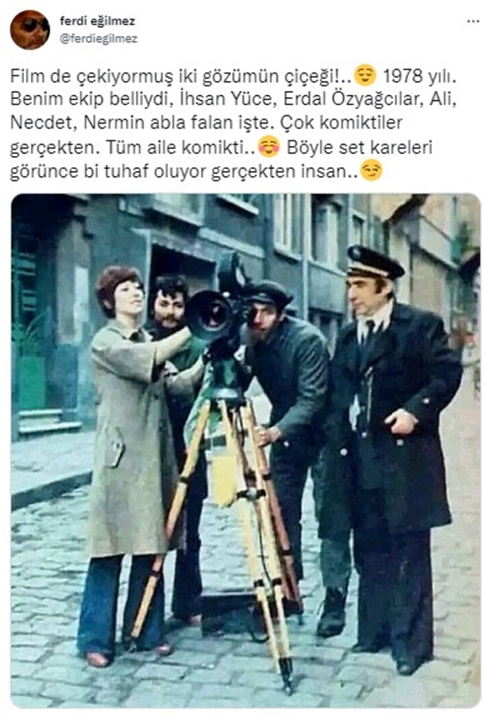 Ferdi Eğilmez: Film çekiyormuş iki gözümün çiçeği - 1