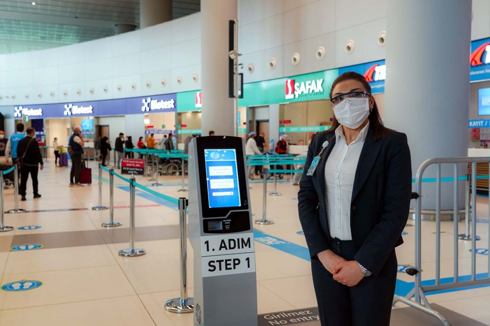 istanbul havalimani nda yolcular 1 5 saatte pcr test sonuclarini alabilecek son dakika turkiye haberleri ntv haber