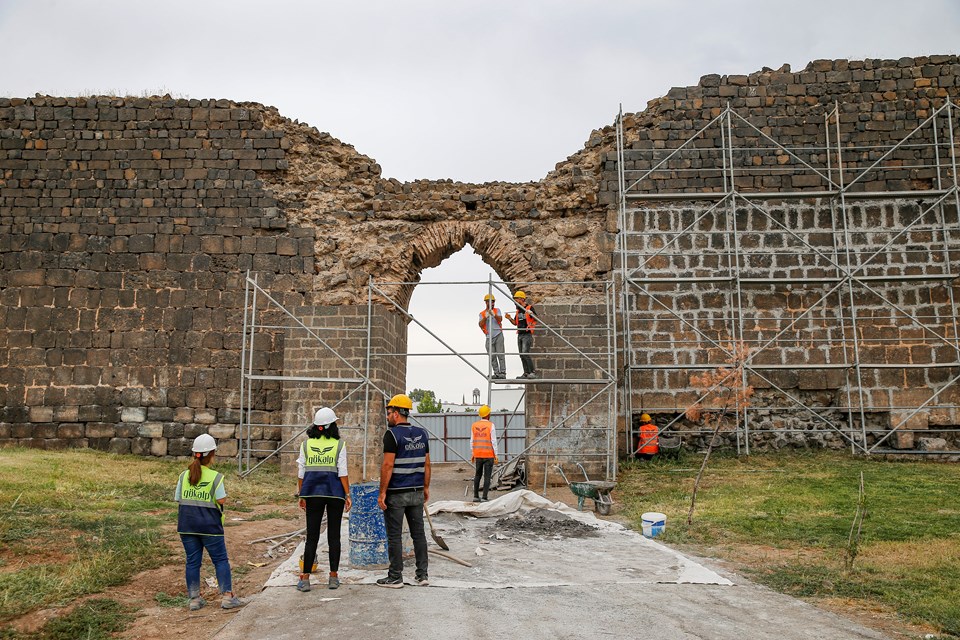 Dünya mirası Diyarbakır Surları restore ediliyor - 1