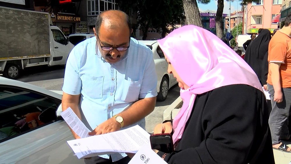 Bankalar önünde sosyal konut kuyruğu - 7