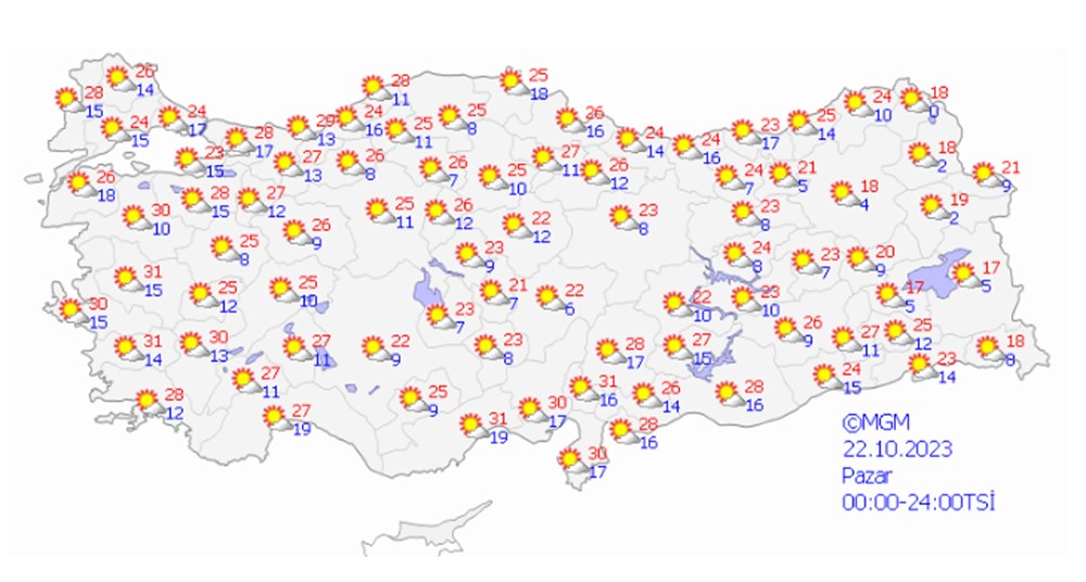 Pastırma yazı geliyor (Bugün hava nasıl olacak?) - 16