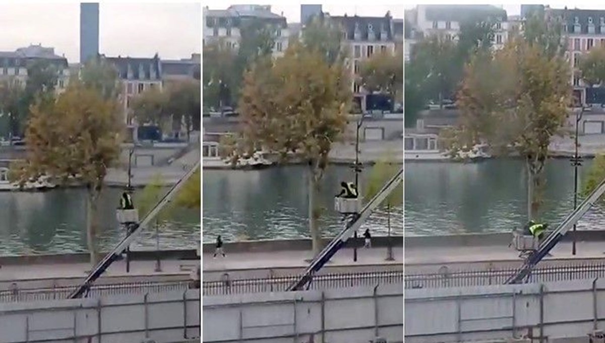 Louvre Müzesi soyguncularının kaçma anı ortaya çıktı