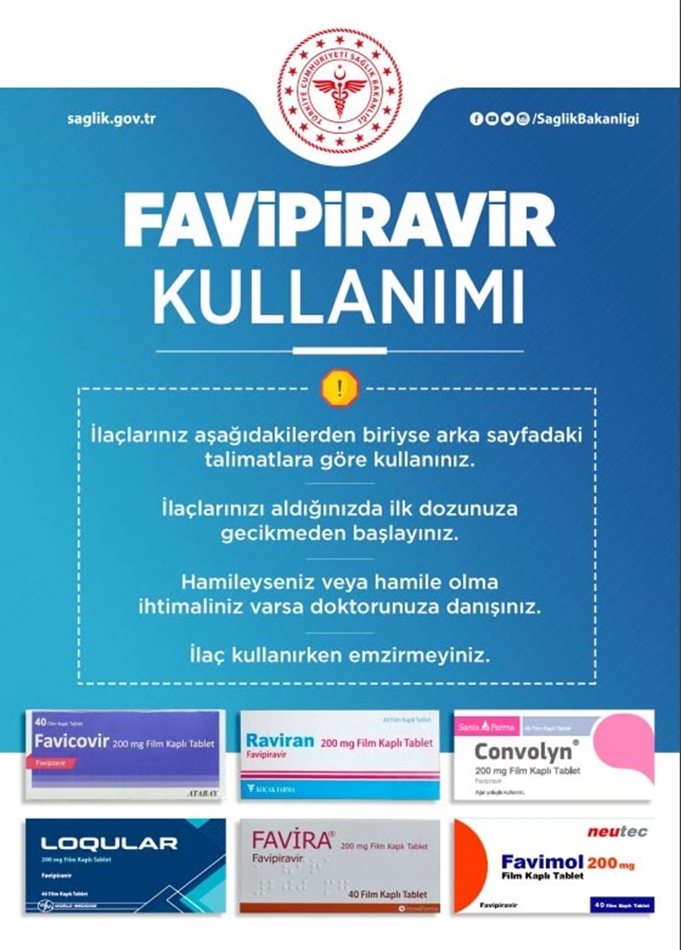 Sağlık Bakanlığı'nın Covid-19 tedavisinde doğru ilaç kullanımına yönelik broşürleri tüm illere gönderildi - 1