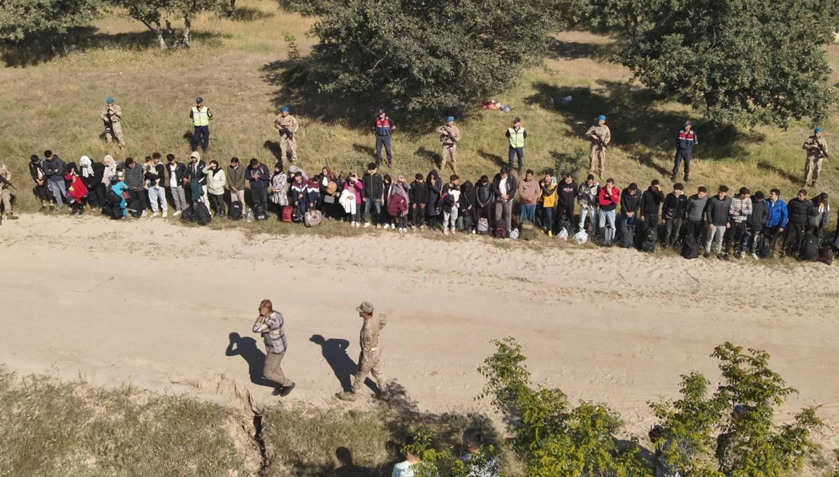 Edirne'de 69 düzensiz göçmen yakalandı