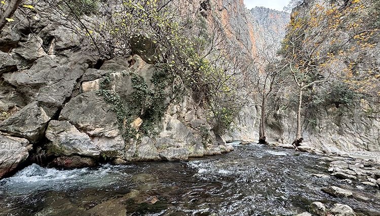 Saklıkent Kanyonu'na ziyaretçi akını