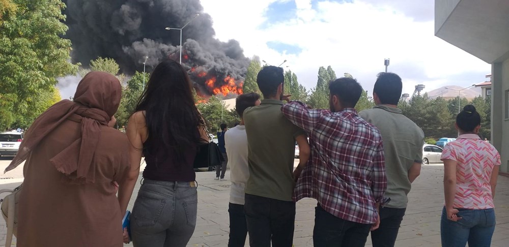 Erzurum Atatürk Üniversitesi'nde yangın - 3