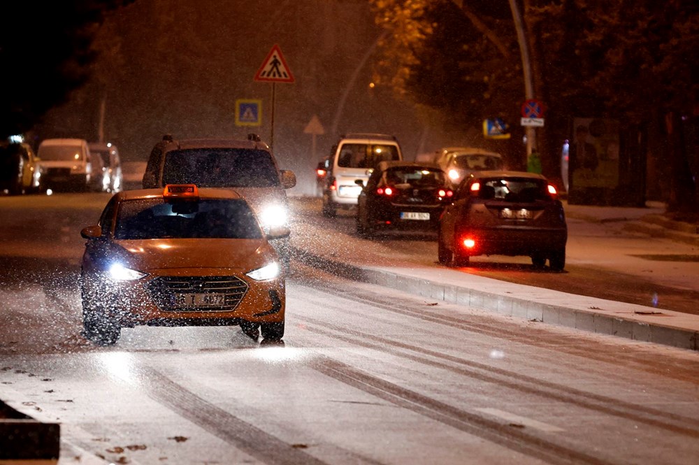 Başkent güne kar ile uyandı - 12