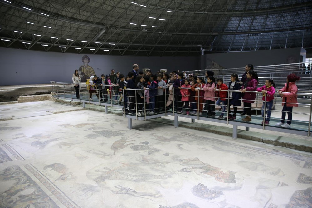 Aşil'in hayatı ve savaşçı Amazon kadınlarının mozaikleri Şanlıurfa'da - 6