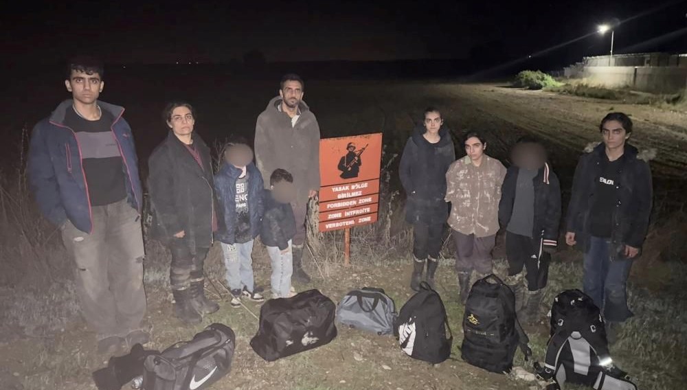 Edirne'de düzensiz göçmenlere gözaltı