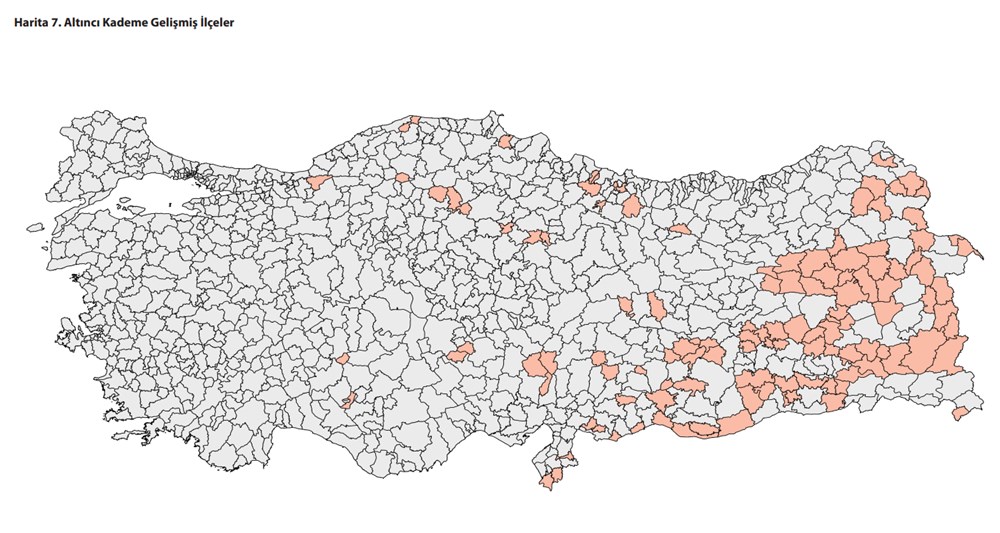 '100 il, 1000 ilçe' önerisiyle gündeme geldi:  973 ilçenin sosyo-ekonomik sıralaması - 24