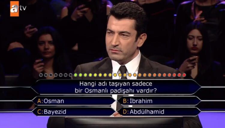 kim milyoner olmak ister e damga vuran soru hangi adi tasiyan sadece bir osmanli padisahi vardir magazin haberleri ntv