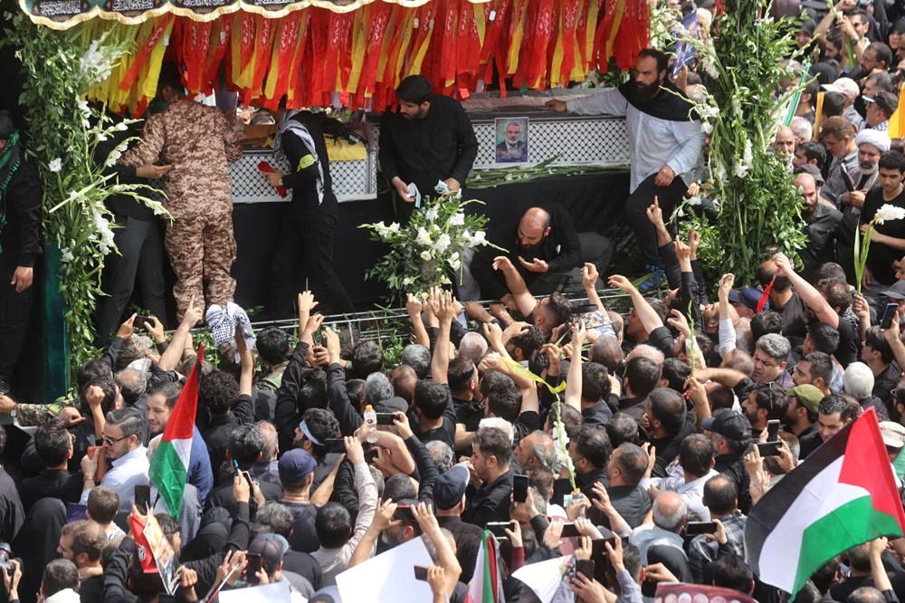 Hamas lideri Haniye için Tahran'da cenaze töreni düzenleniyor - 4