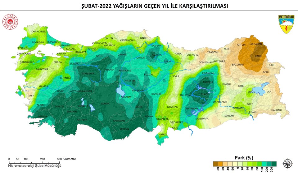 Şubat ayında yağışlar yüzde 87 arttı - 2