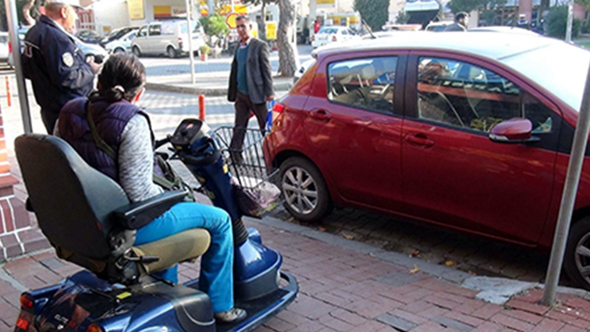 engelli rampasina park eden araca ceza saglik haberleri ntv