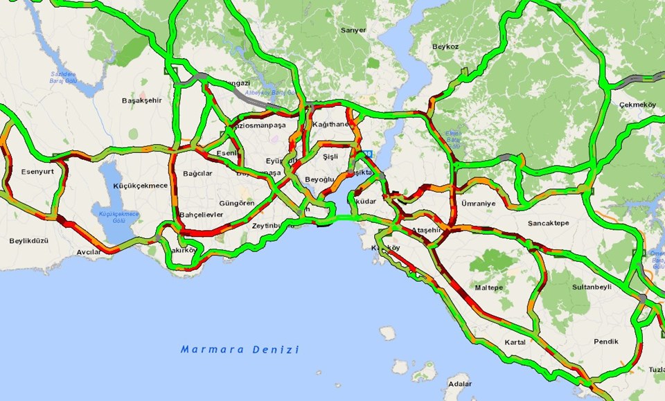 İstanbul trafiğinde son durum (7 Eylül 2021) - 1