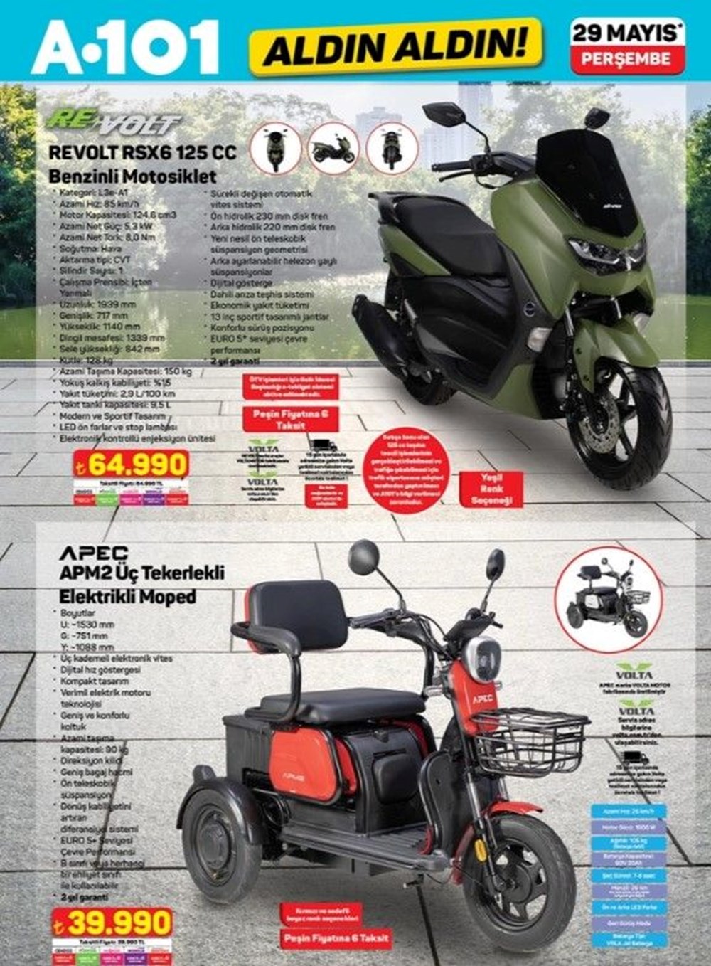 A101'e bayram geldi! A101 aktüel katalog 29 Mayıs: A101 marketlerde yeni haftada; Kule parti hoparlörü, bisiklet, termosifon, halı yıkama makinesi, kamp çadırı çeşitleri satışta - 8