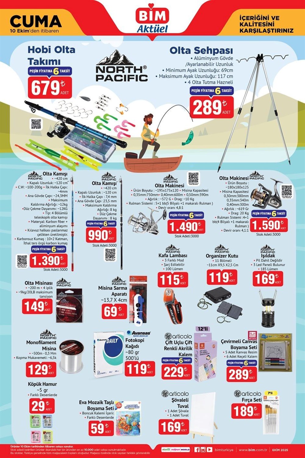 10 Ekim BİM kataloğu 2025: Bugün Bim'e neler geliyor? YARIN SATIŞTA | BİM aktüel ürünler kataloğu 10 Ekim 2025: Olta takımı, balıkçı ekipmanları, yemek takımı ve elektrikli mutfak aletleri geliyor - 4