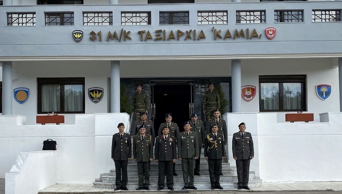 Türk komutanlar Yunanistan'da