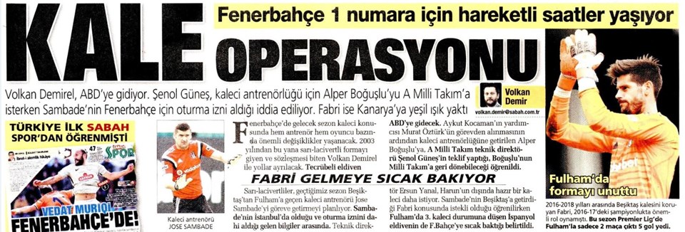 Fenerbahçe'den Fabri hamlesi (Transfer haberleri) - 2