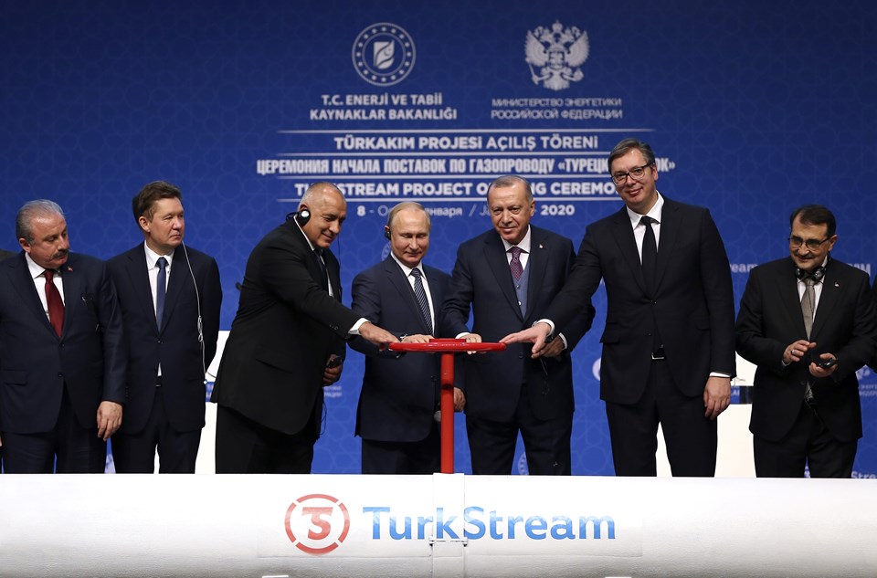 Türk Akımı doğalgaz boru hattı açıldı (TürkAkımı Hattı Projesi) - 1