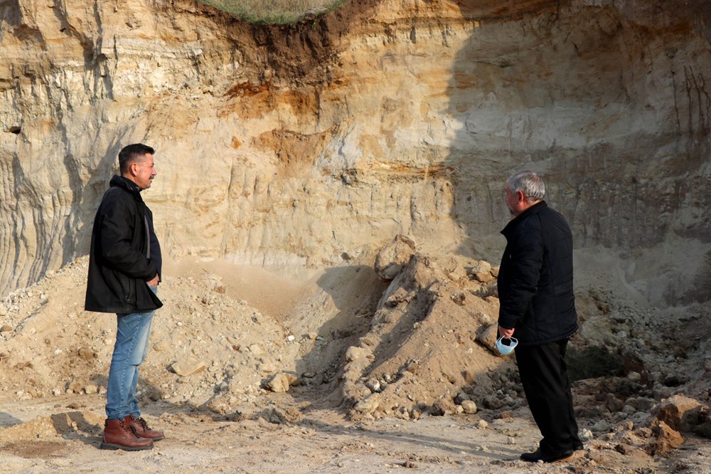 Edirne'de 8 milyon yıllık mamut fosilleri bulundu - 5